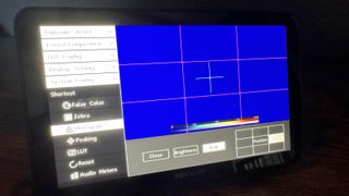 Neewer F700 field monitor UI