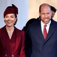 The Prince and Princess of Wales attend the Ceremonial Welcome for The Amir of the State of Qatar