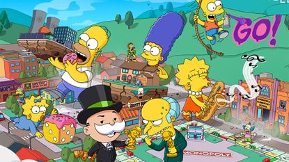 Monopoly Go dice links during The Simpsons season
