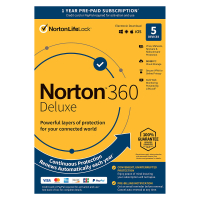 Norton 360 Deluxe: was $89 now $29 @ Amazon