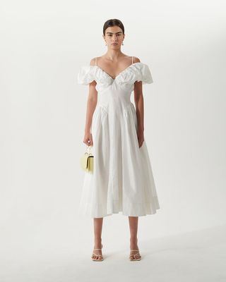 Erin Dress Silk Off-White