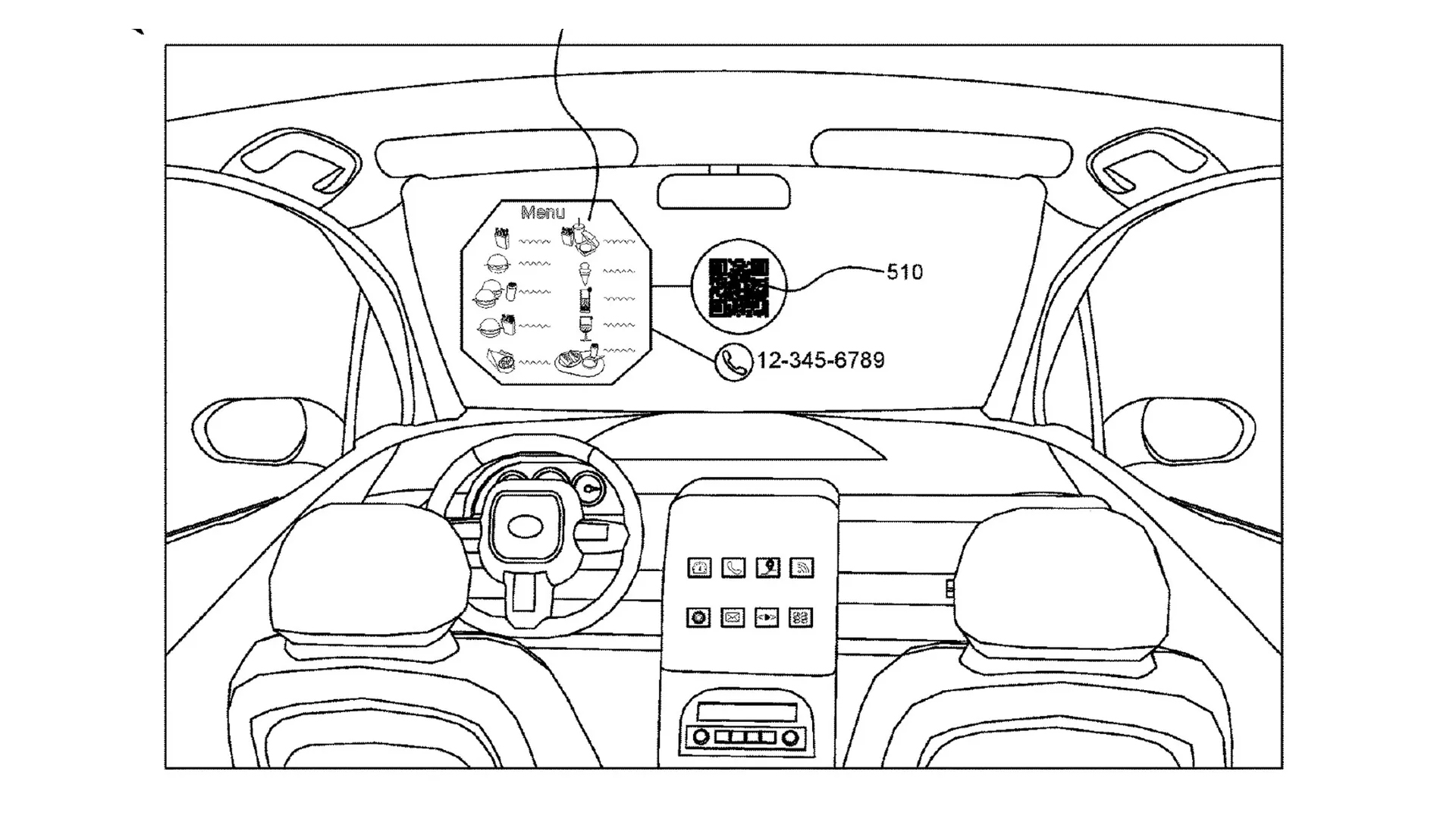 Ford holographic patent