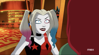Harley Quinn (voiced by Kaley Cuoco) in Harley Quinn