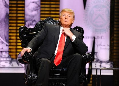 Donald Trump attends his Comedy Central Roast in 2011. 