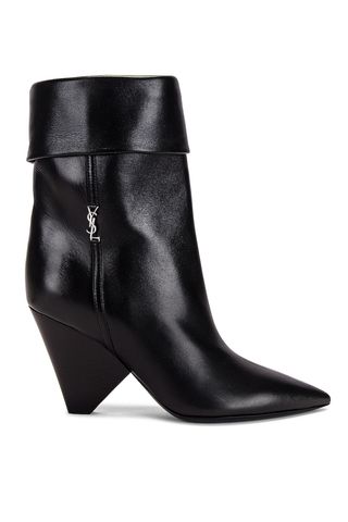 Saint Laurent , 85mm Niki Leather Ankle Boots