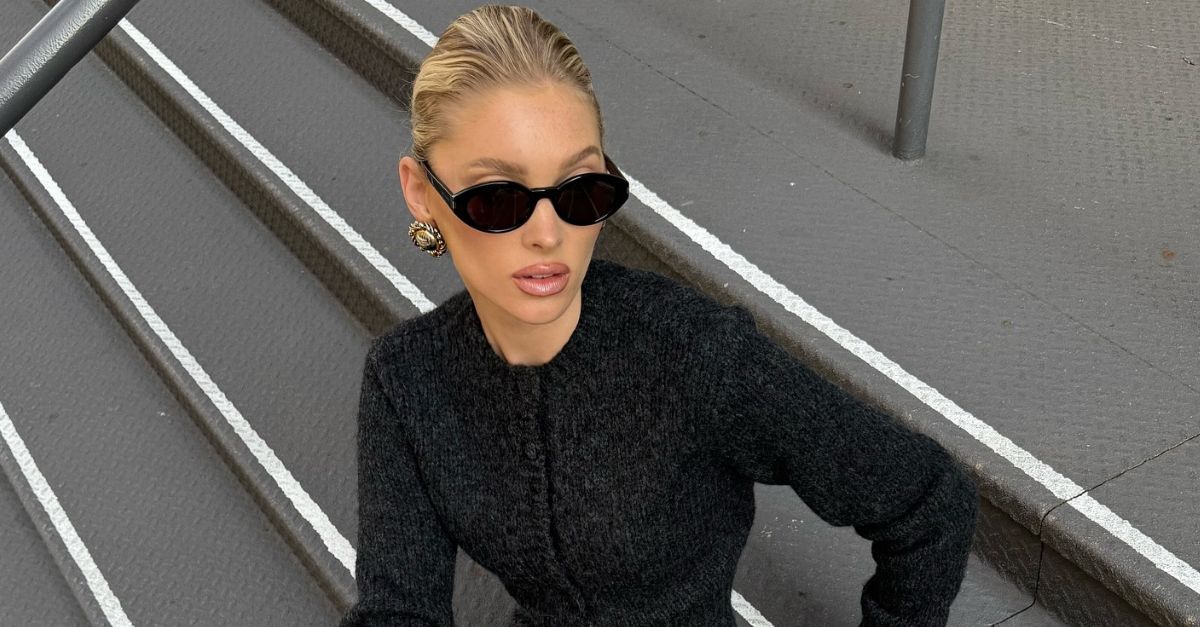 Pamela Anderson and Elsa Hosk Just Made Court Shoes and Tights Look So Chic