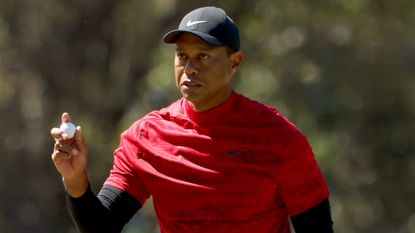 Tiger Woods at the 2022 Masters