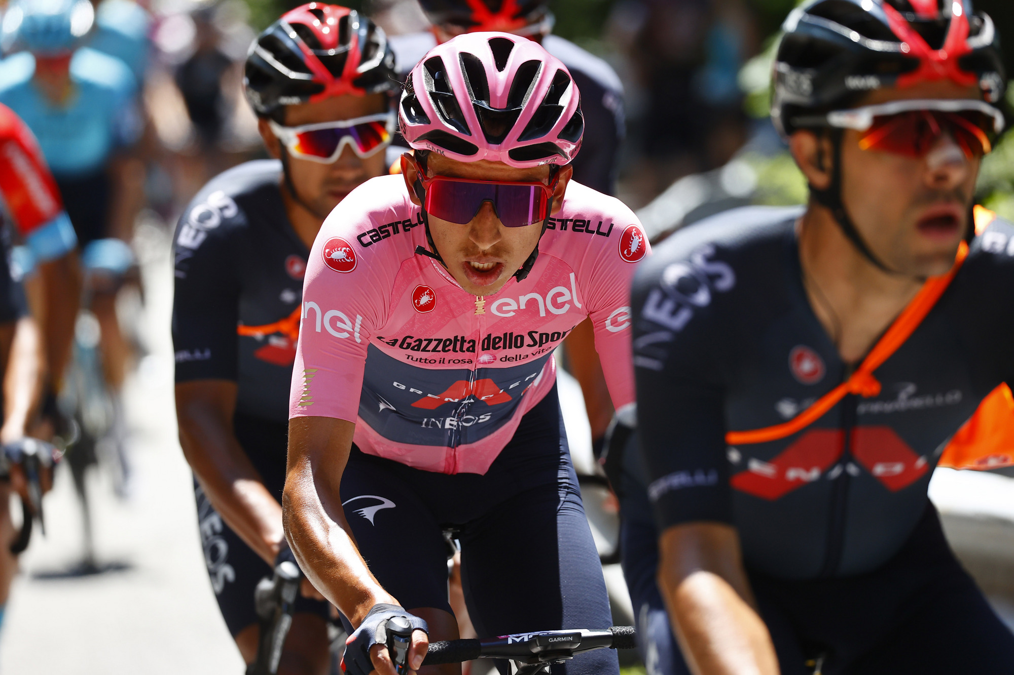 Giro d'Italia 2021 - 104th Edition - 19th stage Abbiategrasso - Alpe di Mera 166 km - 28/05/2021 - Egan Bernal (COL - Ineos Grenadiers) - photo Luca Bettini/BettiniPhotoÂ©2021