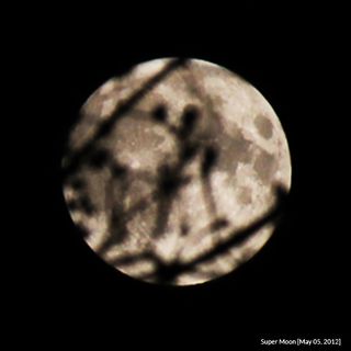 Skywatcher Karthikeyan VJ snapped this view of the supermoon of 2012, the full moon of May, from Tallinn, Estonia, on May 5, 2012.