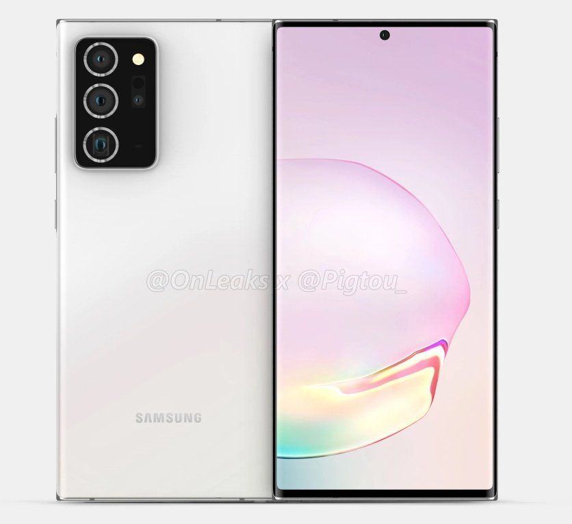 Samsung Galaxy Note 20 Plus Render