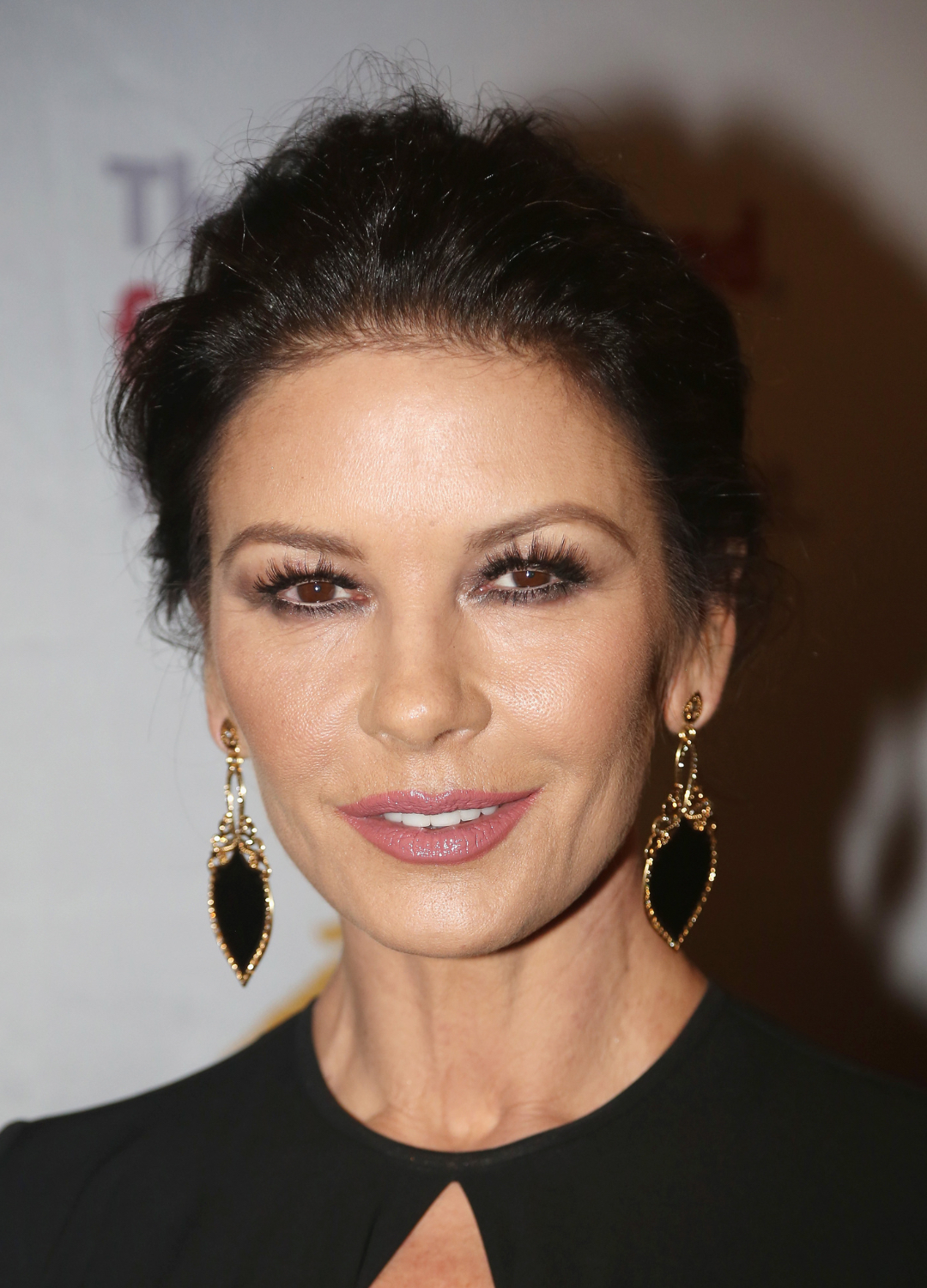 Catherine Zeta Jones poses at The Actors Fund of America's "Career Transition for Dancers Jubilee Gala" at The Marriott Marquis Hotel on November 1, 2017 in New York City