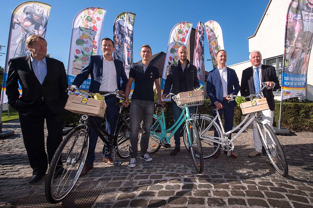 Tom Boonen, Tony Martin and Patrick Lefevere meet with Lidl