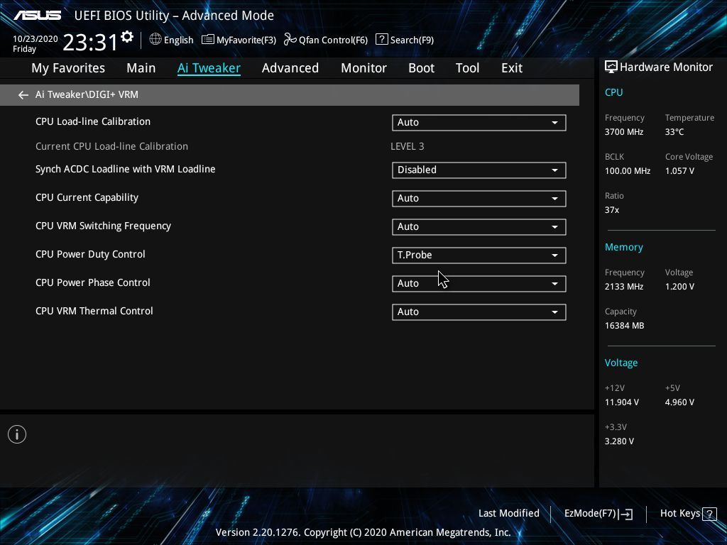 Asus Prime Z490M-Plus BIOS
