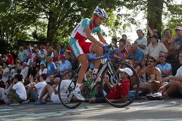 Italian TT champ Marzio Bruseghin (Lampre-Fondital) had a storming ride today.