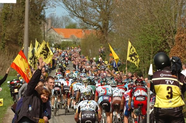 The crowds were out en force in Flanders