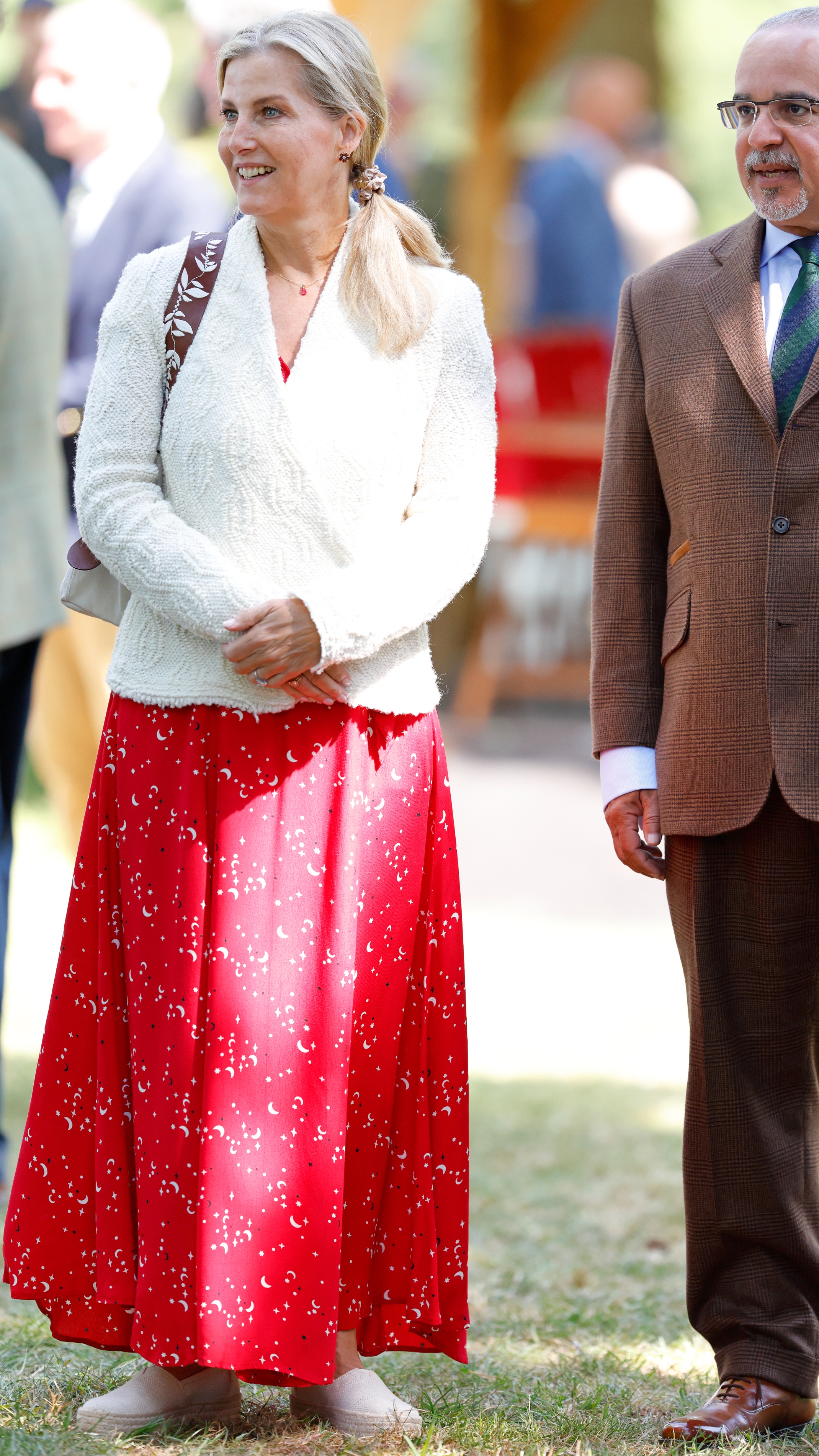 Sophie, Duchess of Edinburgh and Crown Prince Salman bin Hamad Al Khalifa of Bahrain attend day 3 of The Royal Windsor Horse Show