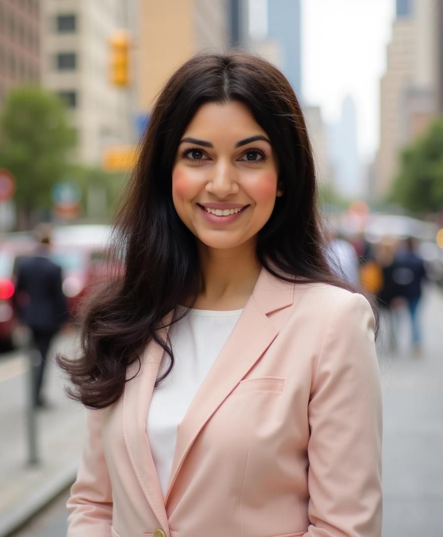 AI-generated headshots of Ariane Sherine using Aragon AI