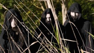 Sunn 0))) posing for a photograph in 2009