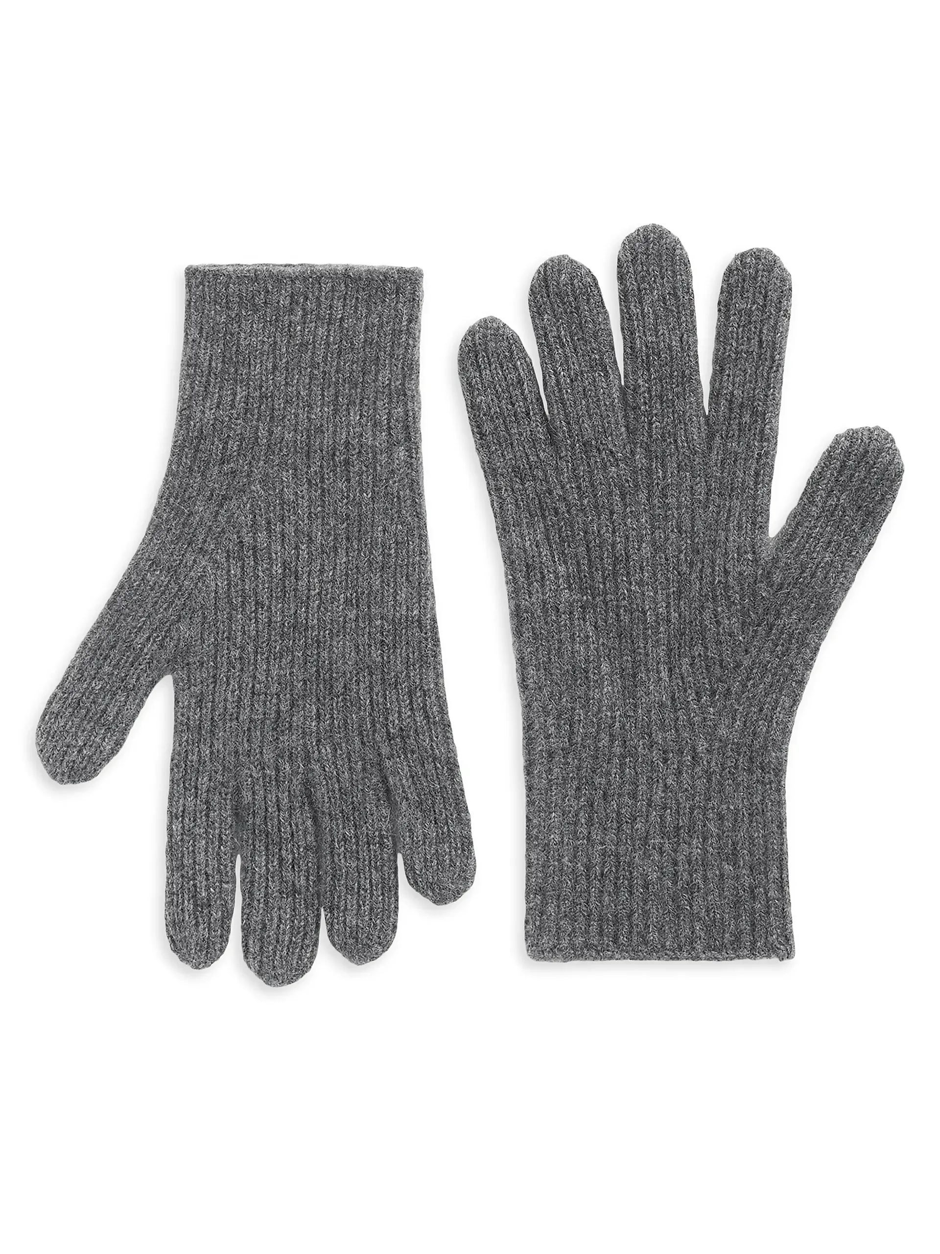Ribbed Cashmere Gloves