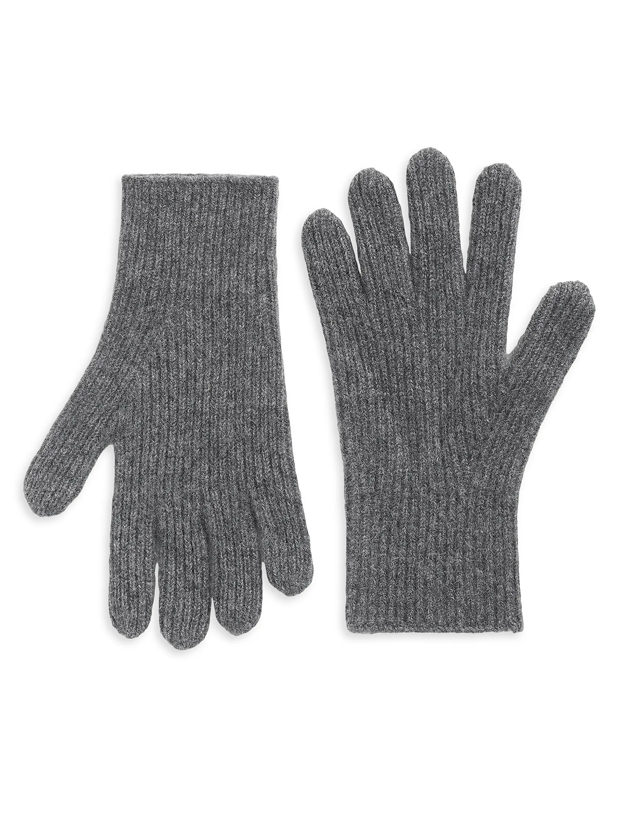 Ribbed Cashmere Gloves