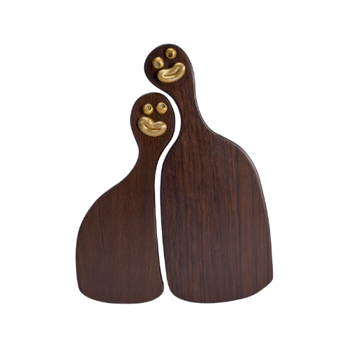 L'objet X Haas Brothers Nested Wooden Cheese Boards Set of Two