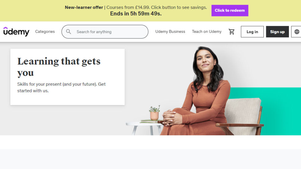 Website screenshot for Udemy