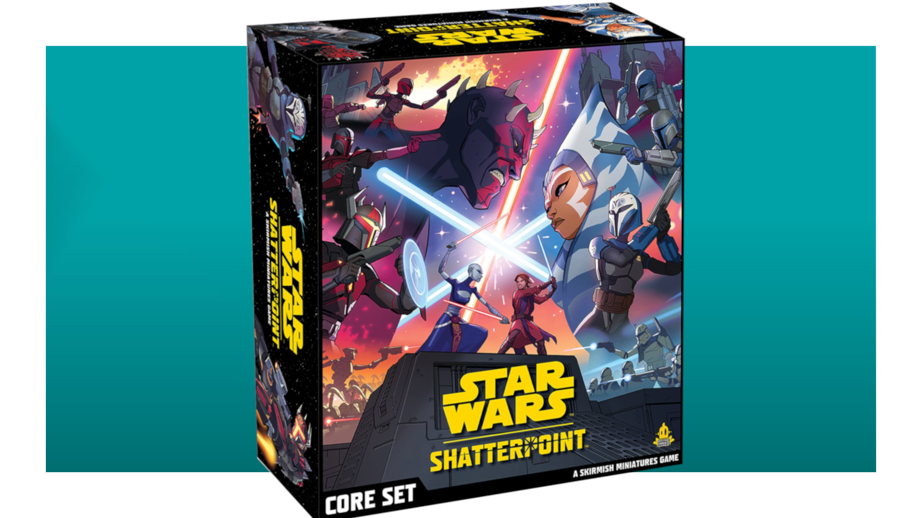 The core set box for Star Wars Shatterpoint.