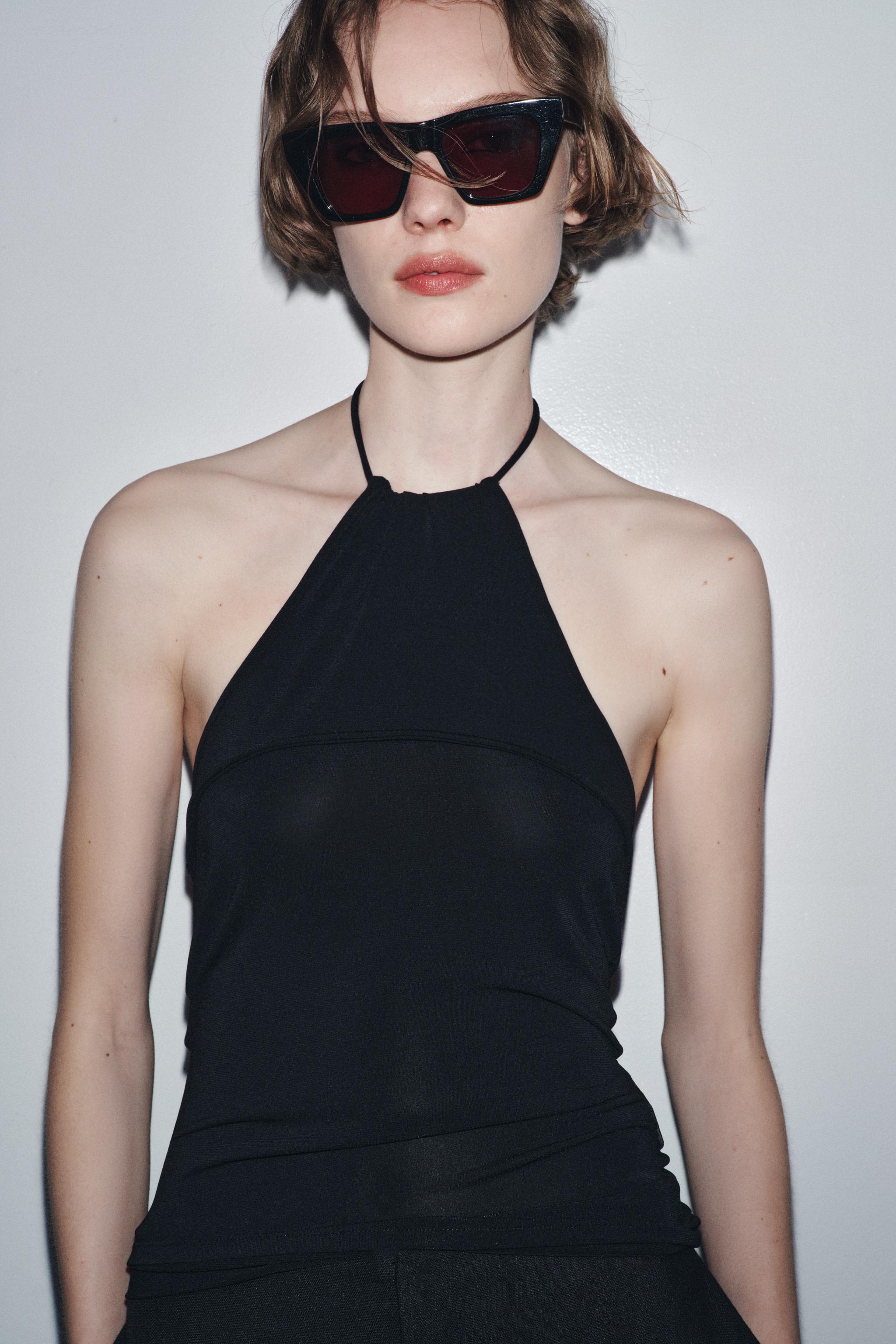 Crepe Halter Top