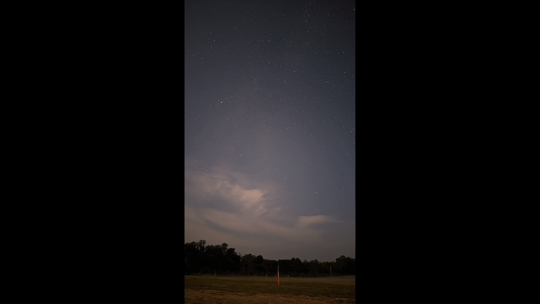 Astrophotography time lapse with the Google Pixel Fold.