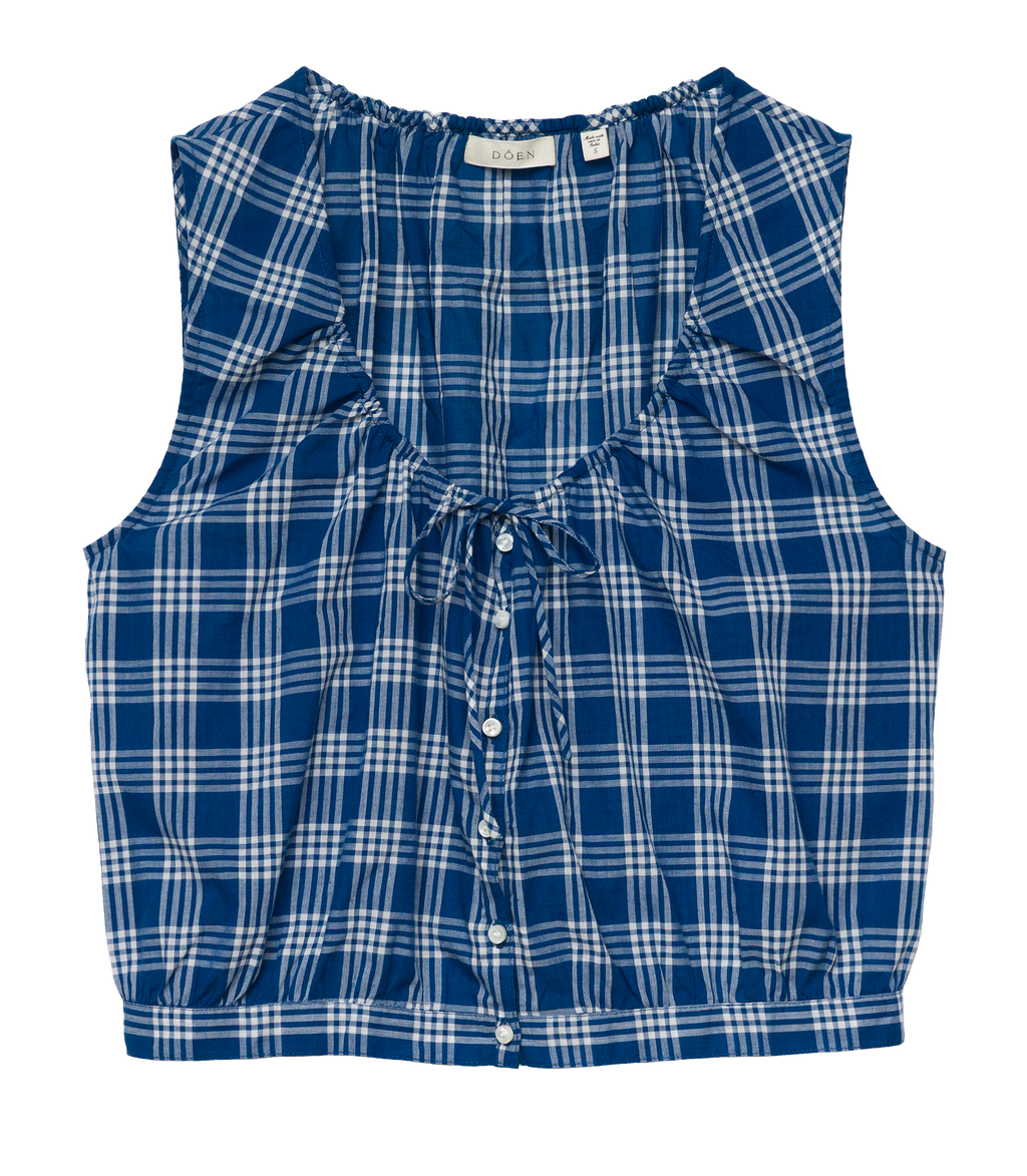Theo Top -- Dorset Plaid