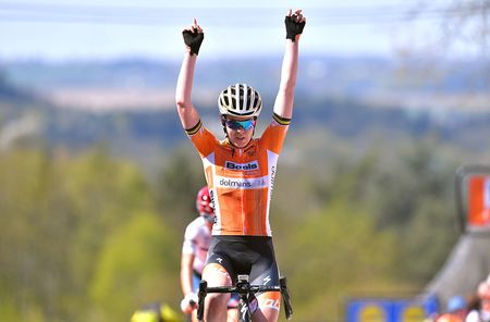 Anna van der Breggen (Boels Dolmans) wins a fourth consecutive Fleche Wallonne