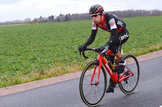 Richie Porte (BMC) enjoying the warmer conditions after the wet start to Paris-Nice