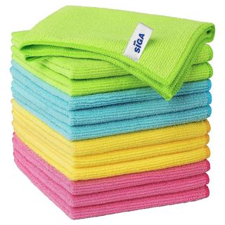 How to clean your fitbit - microfibre cloths, 12 pack in multiple colours