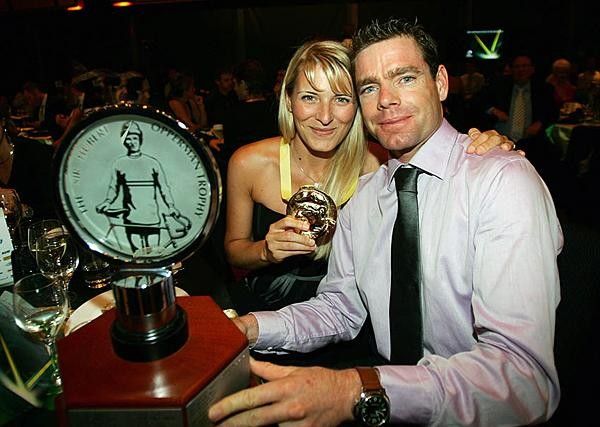 Cadel Evans and his wife