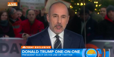 Matt Lauer grills Donald Trump after winning Person of the Year.