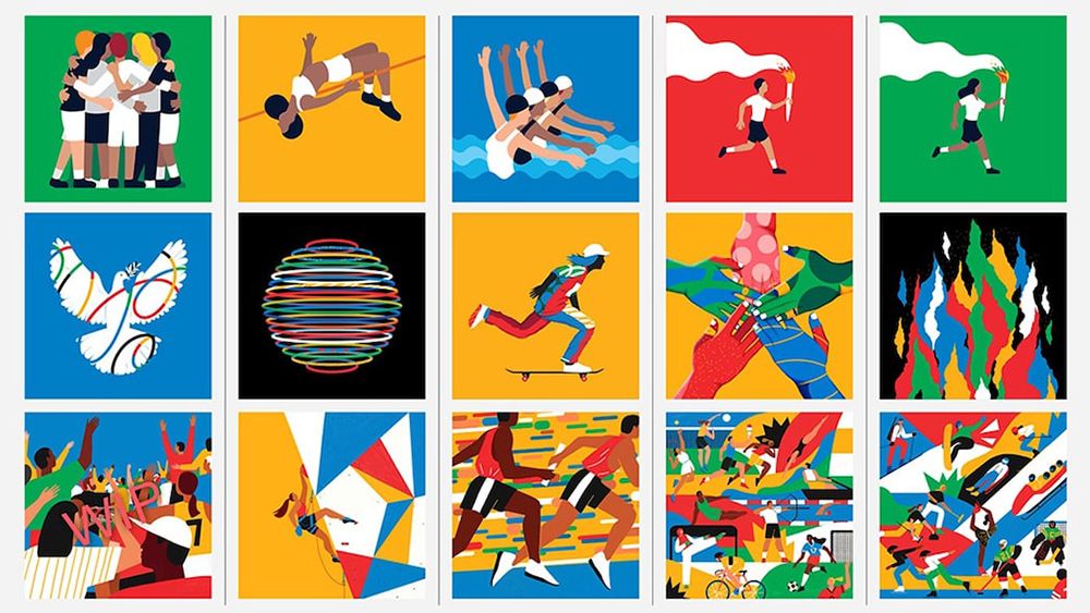 New Olympics branding