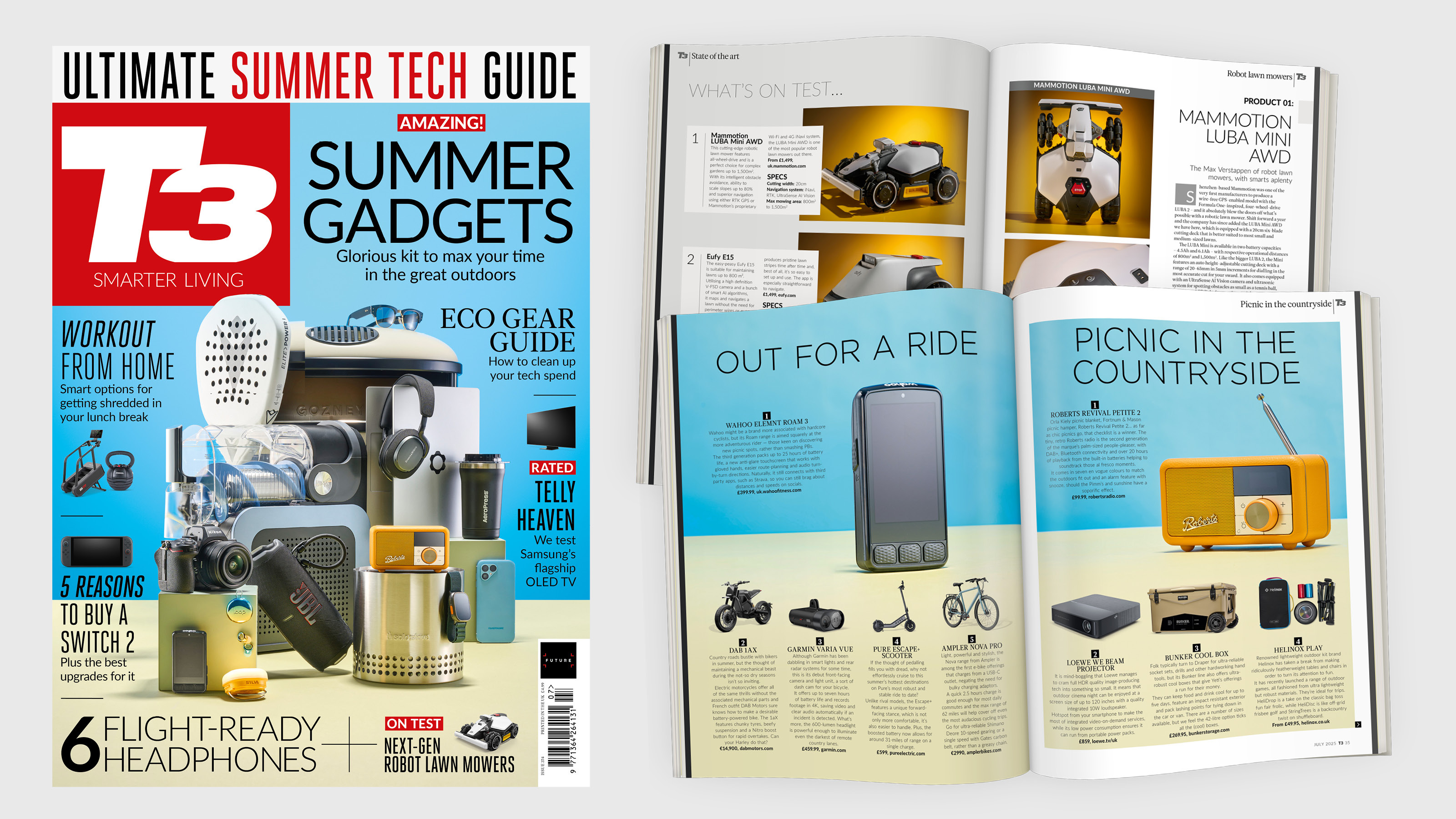 The latest issue of T3 magazine