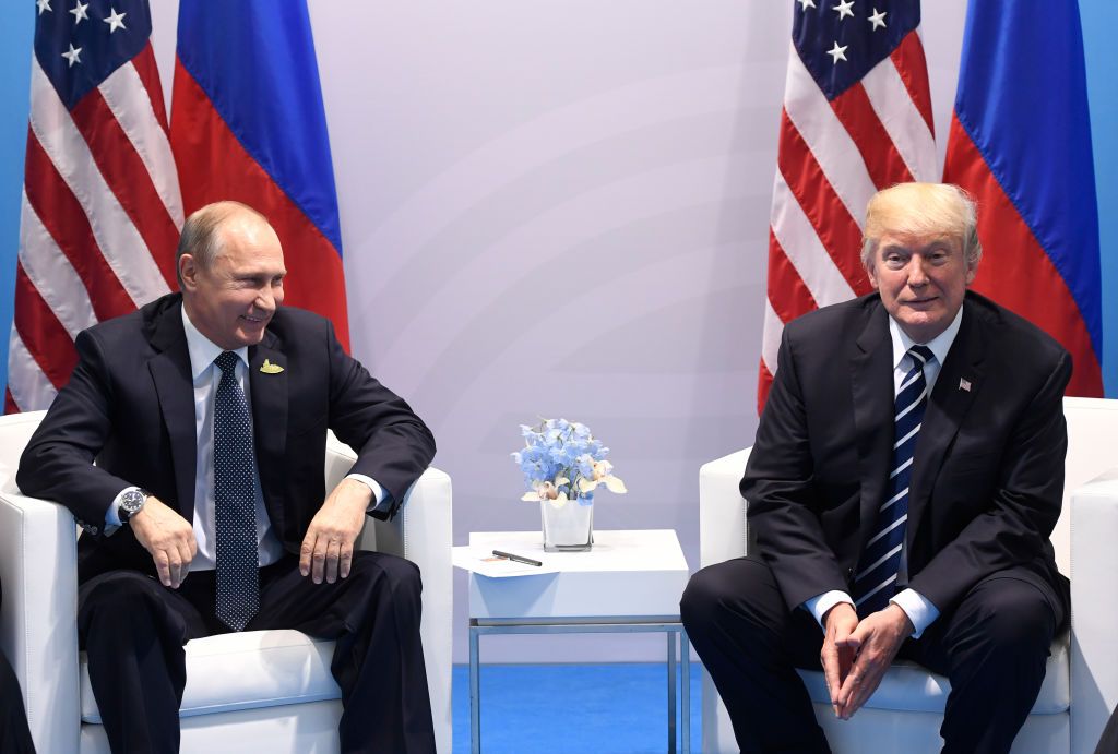 President Trump and Russian President Vladmir Putin.