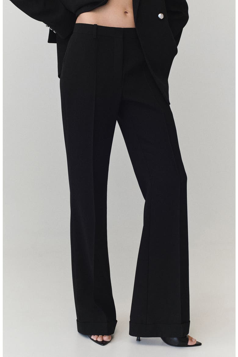 Seamed Flare Pants