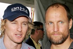 Owen Wilson and Woody Harrelson at the Mercedes Benz Polo Challenge at Bridgehampton Polo Club, America