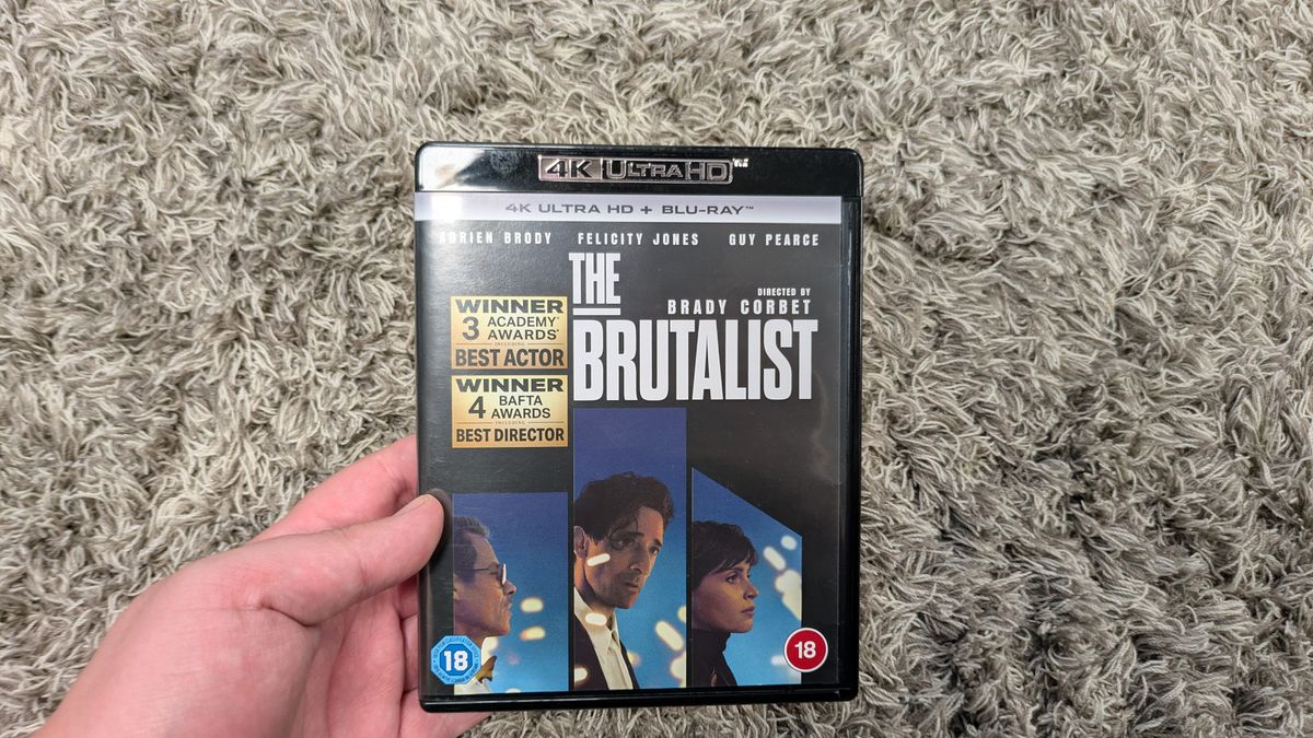 The Brutalist 4K Blu-ray case