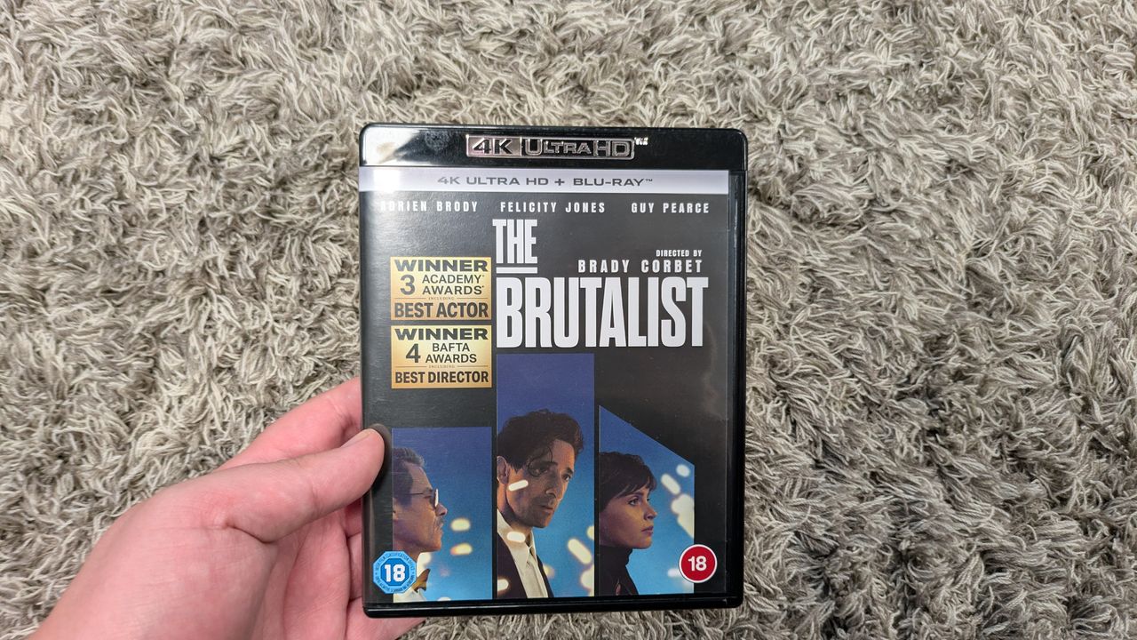 The Brutalist 4K Blu-ray case