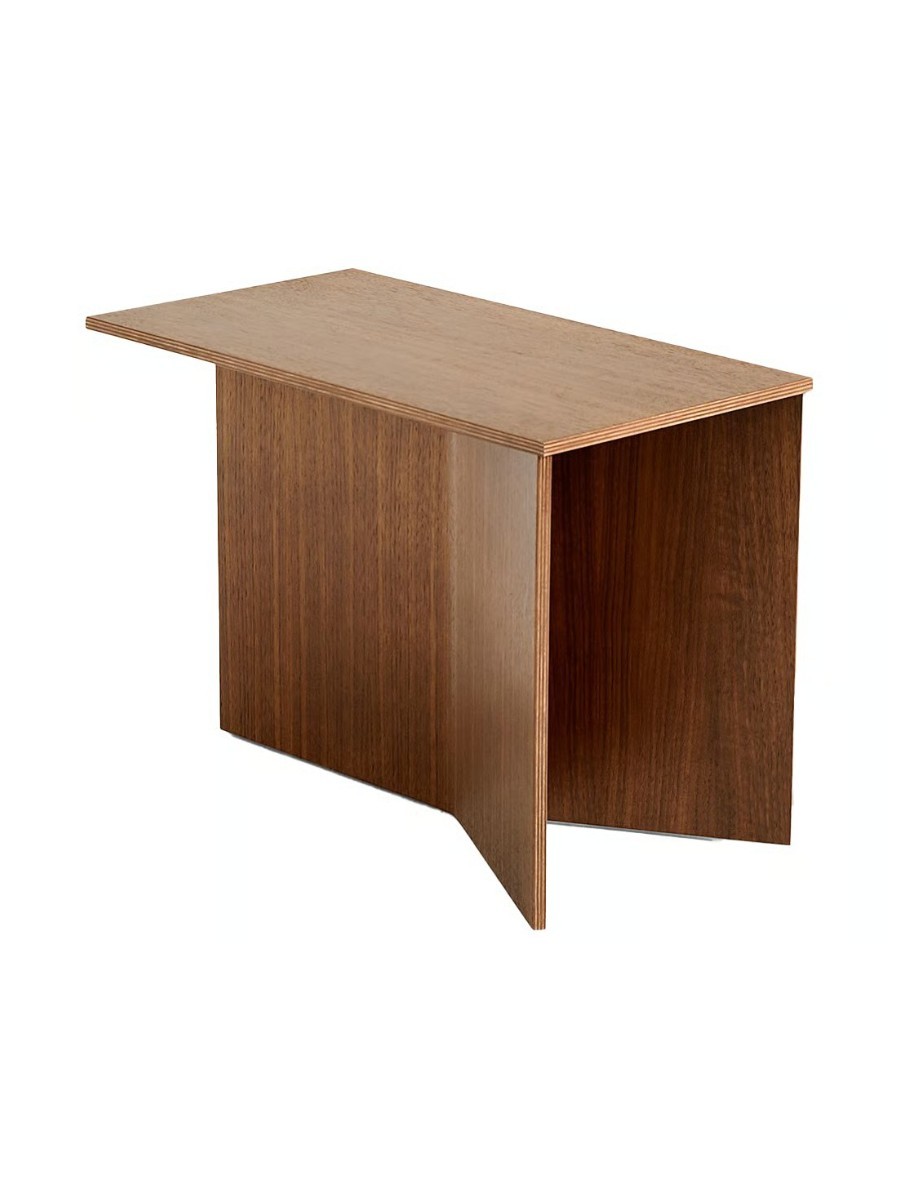 HAY, Slit Oblong Side Table 27,5x49 Cm, Mirror Polished Steel