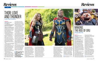 The Thor: Love And Thunder review in SFX issue 355.