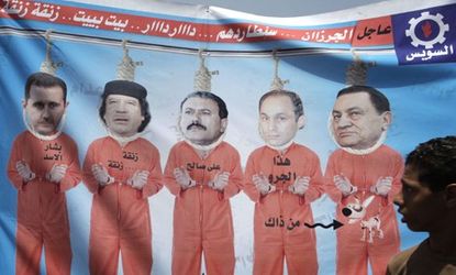 2011 was a big year for political upheaval with despots including Hosni Mubarak and Moammar Gadhafi being pushed out of their long, iron-fisted rules.