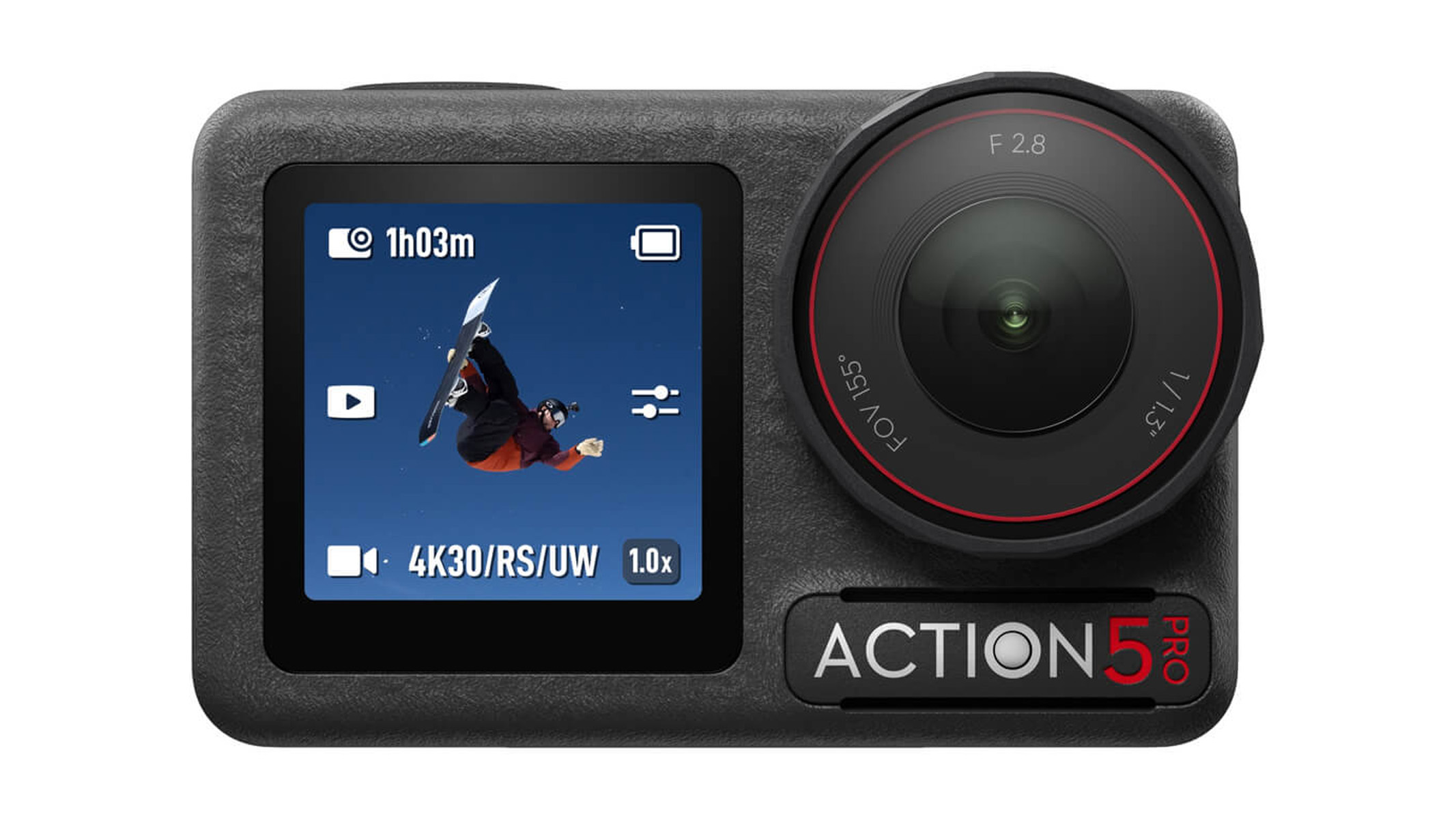 DJI Osmo Action 5 Pro on a white background