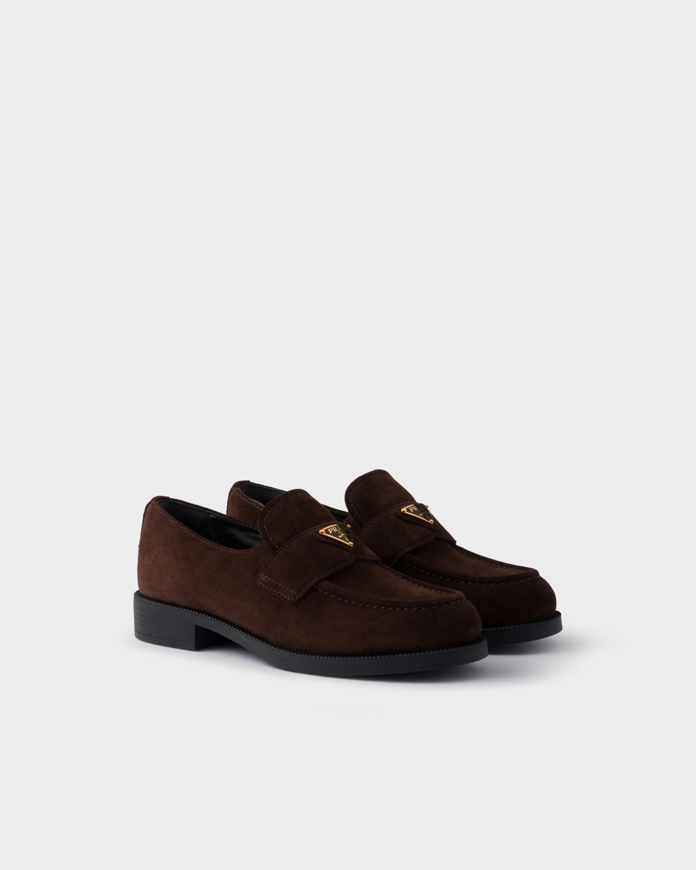 Shuffle Antiqued Suede Loafers