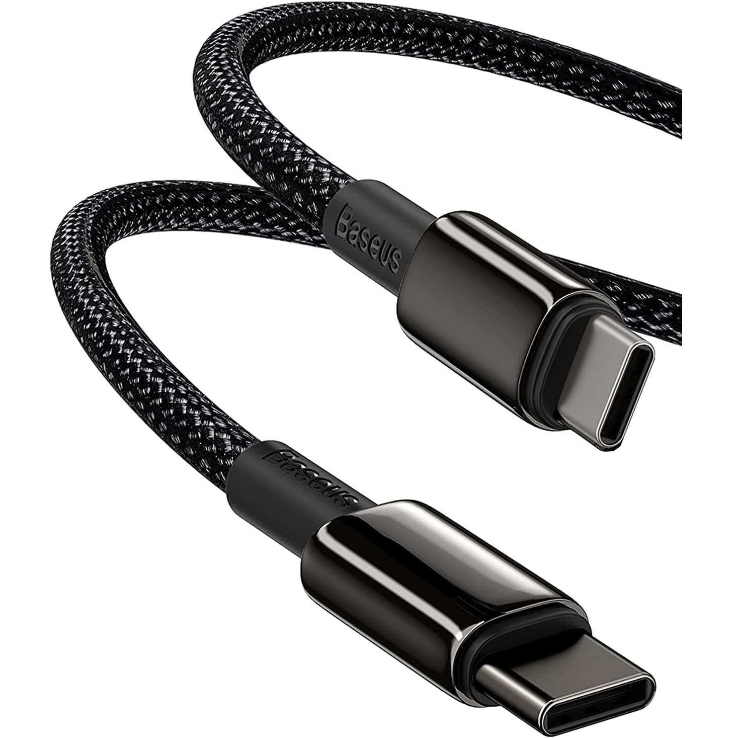 Baseus 100W PD 5A QC 4.0 Zinc Alloy Nylon Braided USB-C Cable
