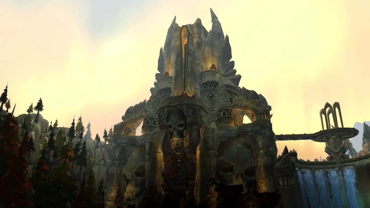 Captura de tela promocional de World of Warcraft Wrath of the Lich King