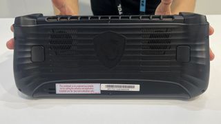 The MSI Claw 8 AI+ being shown off at IFA 2024